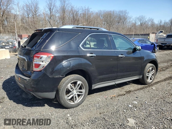 2016 Chevrolet Equinox LTZ with VIN 2GNFLGE37G6213243, listed as a Copart auction lot 48410655 with 105,200 mi miles and Salvage Title. Bid and sale history available at carsss.com. Image 3.