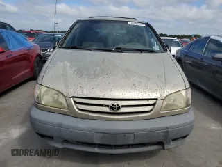 2002 Toyota Sienna CE with VIN 4T3ZF19C12U455513, listed as a Copart auction lot 74090554 with 0 mi miles and Salvage Title. Bid and sale history available at carsss.com. Image 5.