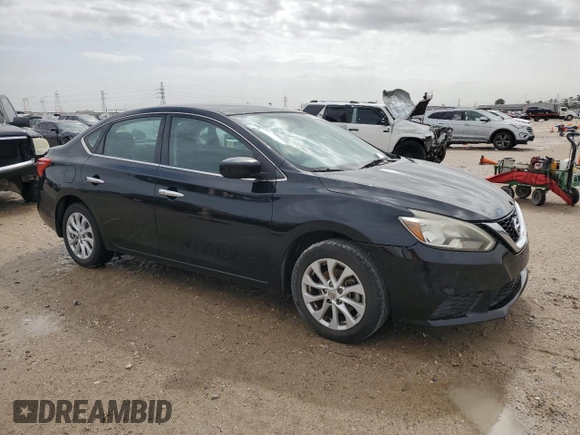 2018 Nissan Sentra SV with VIN 3N1AB7AP4JL639203, listed as a Copart auction lot 47248575 with 133,748 mi miles and Salvage Title. Bid and sale history available at carsss.com. Image 4.