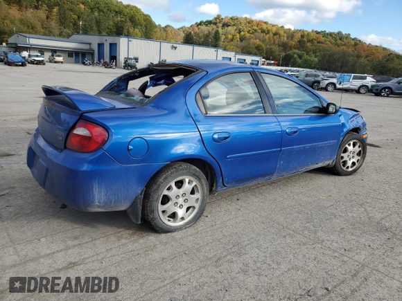 2005 Dodge Neon SXT with VIN 1B3ES56CX5D211335, listed as a Copart auction lot 76470834 with Not Provided miles and Salvage Title. Bid and sale history available at carsss.com. Image 3.