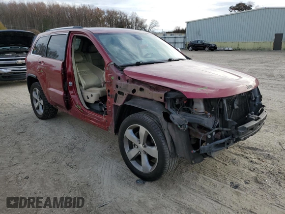2014 Jeep Grand Cherokee Limited with VIN 1C4RJEBT7EC147432, listed as a Copart auction lot 83339654 with 145,017 mi miles and Salvage Title. Bid and sale history available at DreamBid. Image 4.