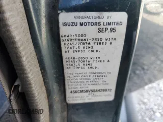1995 Honda Passport z VIN 4S6CM58V5S4429972, wystawiony jako Copart lot #84513174 z przebiegiem 129 872 mil mil oraz Szkody całkowita. Historia ofert i sprzedaży dostępna na DreamBid. Obrazek 13.