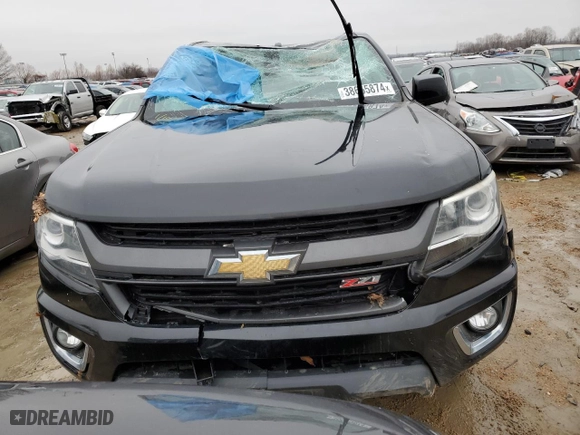2016 Chevrolet Colorado 4WD Z71 with VIN 1GCGTDE3XG1138763, listed as a Copart auction lot 38655874 with 111,410 mi miles and Salvage Title. Bid and sale history available at carsss.com. Image 5.