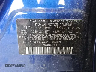 2019 Hyundai Accent SE with VIN 3KPC24A38KE069309, listed as a Copart auction lot 51899715 with 101,671 mi miles and Clean Title. Bid and sale history available at DreamBid. Image 13.