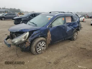 2015 Honda CR-V EX-L with VIN 2HKRM3H77FH517953, listed as a Copart auction lot 42214095 with 0 mi miles and Salvage Title. Bid and sale history available at carsss.com. Image 1.