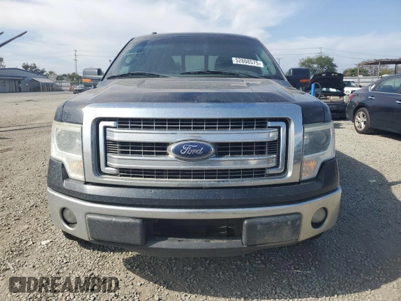 2014 Ford F-150 XL with VIN 1FTFW1CF6EKD06811, listed as a Copart auction lot 52808575 with 292,211 mi miles and Salvage Title. Bid and sale history available at carsss.com. Image 5.