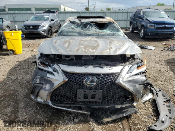 2021 Lexus ES 350 F Sport with VIN 58AGZ1B18MU092235, listed as a Copart auction lot 57980725 with 52,084 mi miles and Non repairable. Bid and sale history available at DreamBid. Image 5.