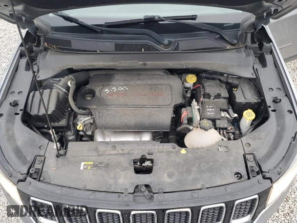 2017 Jeep Compass Latitude with VIN 3C4NJCBBXHT658541, listed as a Copart auction lot 55801725 with 54,567 mi miles and Salvage title. Bid and sale history available at DreamBid. Image 12.