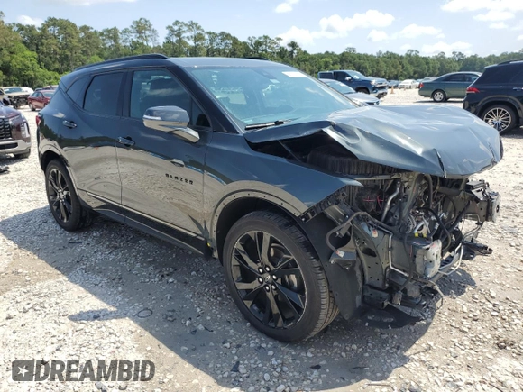 2020 Chevrolet Blazer RS z VIN 3GNKBERS9LS538981, wystawiony jako Copart lot #56372135 z przebiegiem 30 152 mil mil oraz Szkoda całkowita • Salvage title. Historia ofert i sprzedaży dostępna na DreamBid. Obrazek 4.