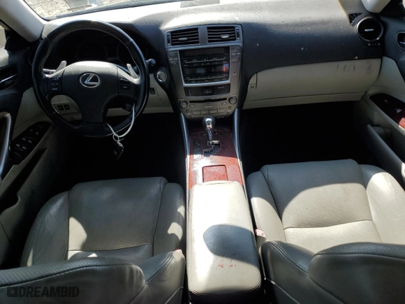 2007 Lexus IS 250 with VIN JTHCK262775013142, listed as a Copart auction lot 51446715 with 165,836 mi miles and Clean Title. Bid and sale history available at carsss.com. Image 8.