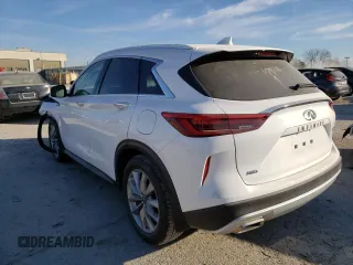 2021 Infiniti QX50 LUXE with VIN 3PCAJ5BB8MF117846, listed as a Copart auction lot 66727872 with 10,630 mi miles. Bid and sale history available at carsss.com. Image 3.