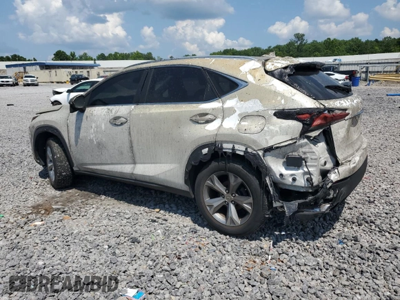 2017 Lexus NX 200t with VIN JTJBARBZ0H2114258, listed as a Copart auction lot 60639435 with 101,572 mi miles and Salvage title. Bid and sale history available at DreamBid. Image 2.