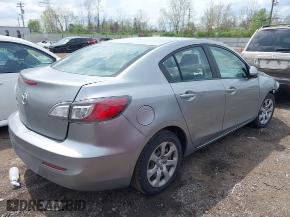2013 Mazda 3 i SV with VIN JM1BL1TF5D1798081, listed as a IAAI auction lot 42091117 with 137,669 mi miles. Bid and sale history available at carsss.com. Image 4.