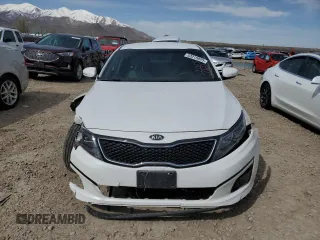 2015 Kia Optima LX with VIN 5XXGM4A74FG354536, listed as a Copart auction lot 52015025 with 26,191 mi miles and Salvage Title. Bid and sale history available at carsss.com. Image 5.