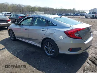 2020 Honda Civic Sedan EX with VIN 19XFC1F38LE209734, listed as a IAAI auction lot 41898003 with 116,421 mi miles. Bid and sale history available at carsss.com. Image 3.
