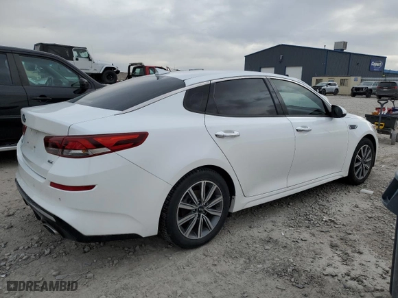 2019 Kia Optima EX with VIN 5XXGU4L19KG366989, listed as a Copart auction lot 54240735 with 167,472 mi miles and Clean Title. Bid and sale history available at carsss.com. Image 3.