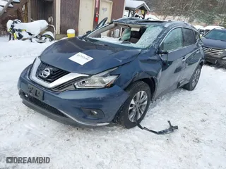 2015 Nissan Murano S with VIN 5N1AZ2MH9FN257221, listed as a IAAI auction lot 41292688 with 138,207 mi miles. Bid and sale history available at carsss.com. Image 2.
