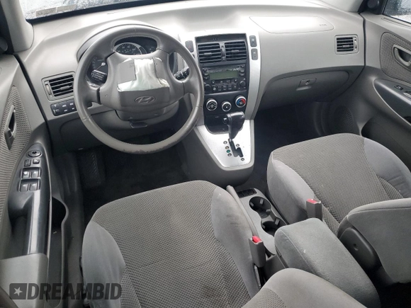 2008 Hyundai Tucson SE with VIN KM8JN72D98U848683, listed as a Copart auction lot 51710895 with 166,801 mi miles and Salvage Title. Bid and sale history available at carsss.com. Image 8.