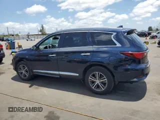2019 Infiniti QX60 Pure z VIN 5N1DL0MN4KC511433, wystawiony jako Copart lot #55981635 z przebiegiem 71 703 mil mil oraz Szkoda całkowita • Salvage title. Historia ofert i sprzedaży dostępna na DreamBid. Obrazek 2.