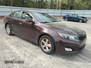 2015 Kia Optima LX with VIN 5XXGM4A70FG431824, listed as a Copart auction lot 51969595 with 130,205 mi miles and Salvage Title. Bid and sale history available at DreamBid. Image 4.
