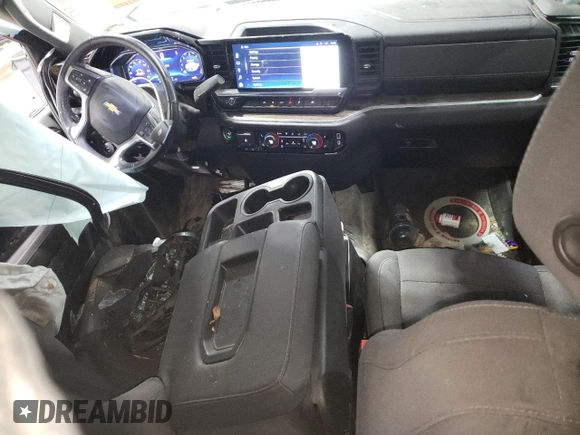 2022 Chevrolet Silverado 1500 LT with VIN 1GCPDDEK4NZ514215, listed as a Copart auction lot 68110484 with Not Provided miles and Salvage Title. Bid and sale history available at DreamBid. Image 8.