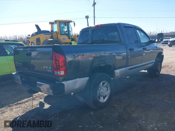 2004 Dodge 2500 SLT with VIN 3D7KU28D34G236830, listed as a IAAI auction lot 41758027 with 221,683 mi miles. Bid and sale history available at carsss.com. Image 4.