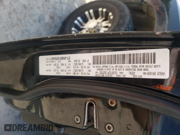 2012 Ram 2500 Laramie with VIN 3C6UD5FL4CG182751, listed as a Copart auction lot 51046615 with 0 mi miles and Salvage Title. Bid and sale history available at carsss.com. Image 12.