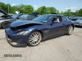 2016 Maserati GranTurismo MC z VIN ZAM45VLA0G0182115, wystawiony jako Copart lot #58945525 z przebiegiem Nie podano mil oraz Szkoda całkowita • Salvage title. Historia ofert i sprzedaży dostępna na DreamBid. Obrazek 1.