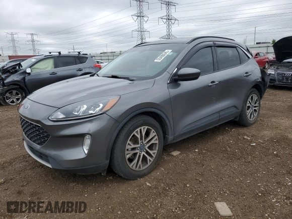 2021 Ford Escape SEL с VIN 1FMCU0H6XMUA27890, выставлен на аукционе Copart как лот 55490645 с пробегом 35 067 миль миль и Списание • Salvage title. История ставок и продаж доступна на DreamBid. Изображение 1.