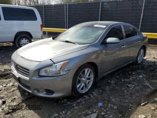 2009 Nissan Maxima SV with VIN 1N4AA51E99C843270, listed as a Copart auction lot 47688045 with 145,436 mi miles and Salvage Title. Bid and sale history available at DreamBid. Image 1.