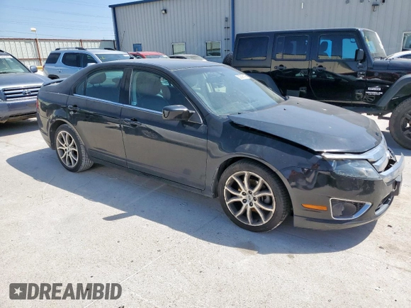 2012 Ford Fusion SEL with VIN 3FAHP0JG2CR118765, listed as a Copart auction lot 52598145 with 104,231 mi miles and Salvage Title. Bid and sale history available at carsss.com. Image 4.