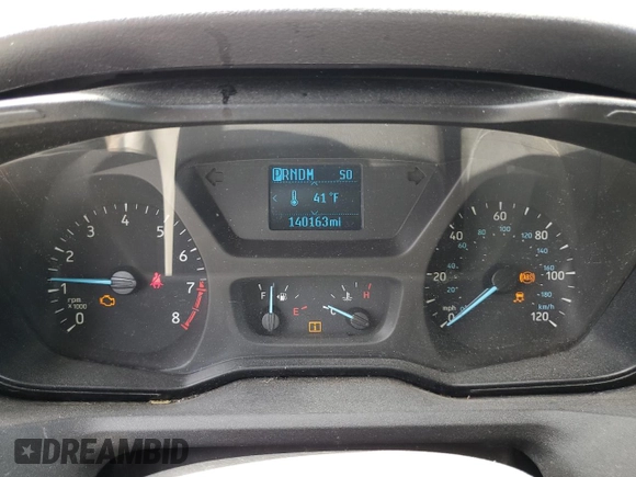2017 Ford Transit with VIN 1FTBW3XM5HKA18155, listed as a Copart auction lot 55186125 with 140,163 mi miles and Salvage Title. Bid and sale history available at carsss.com. Image 9.