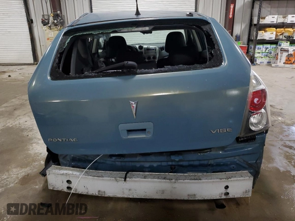 2009 Pontiac Vibe w/1SA with VIN 5Y2SL67879Z460862, listed as a Copart auction lot 68449174 with 174,144 mi miles and Salvage Title. Bid and sale history available at carsss.com. Image 6.