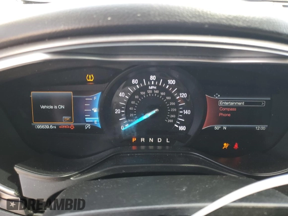 2020 Ford Fusion SEL with VIN 3FA6P0CD1LR207706, listed as a Copart auction lot 56338895 with 95,639 mi miles and Salvage title. Bid and sale history available at DreamBid. Image 9.