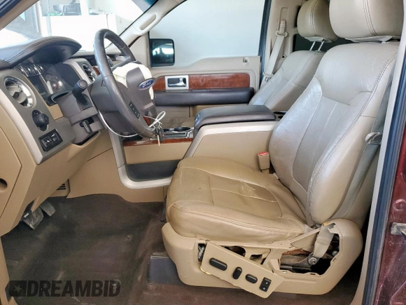 2010 Ford F-150 XL with VIN 1FTFW1EV2AFD29946, listed as a Copart auction lot 62202915 with 207,380 mi miles and Salvage title. Bid and sale history available at DreamBid. Image 7.