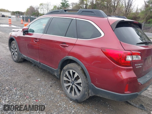2015 Subaru Outback Limited with VIN 4S4BSBNC2F3357801, listed as a IAAI auction lot 41971069 with 50,560 mi miles and . Bid and sale history available at DreamBid. Image 3.
