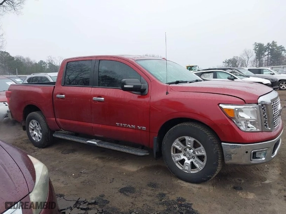 2018 Nissan Titan SV with VIN 1N6AA1EKXJN544542, listed as a IAAI auction lot 41508995 with 131,757 mi miles. Bid and sale history available at carsss.com. Image 12.