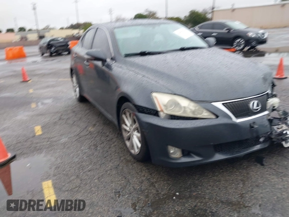 2009 Lexus IS 250 with VIN JTHBK262092085249, listed as a IAAI auction lot 41557289 with 185,746 mi miles. Bid and sale history available at carsss.com. Image 1.