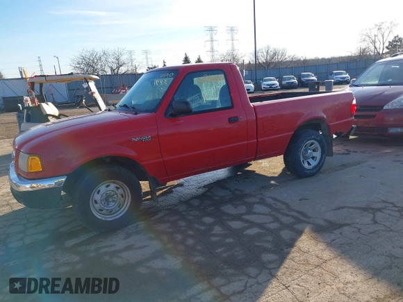 2001 Ford Ranger XL with VIN 1FTYR10C21TA03524, listed as a IAAI auction lot 41673490 with 59,522 mi miles. Bid and sale history available at carsss.com. Image 2.
