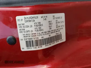 2005 Chrysler PT Cruiser Touring with VIN 3C4FY58B95T587265, listed as a Copart auction lot 81228054 with 87,952 mi miles and Salvage Title. Bid and sale history available at DreamBid. Image 13.