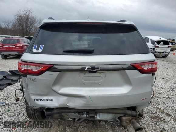 2021 Chevrolet Traverse RS with VIN 1GNERJKW7MJ244531, listed as a Copart auction lot 86111074 with 72,342 mi miles and Salvage Title. Bid and sale history available at carsss.com. Image 6.