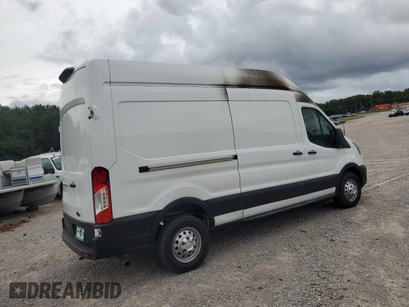 2022 Ford Transit Cargo with VIN 1FTBR2X83NKA67967, listed as a Copart auction lot 66076494 with Not Provided miles and Salvage Title. Bid and sale history available at DreamBid. Image 3.