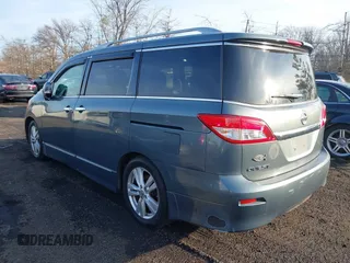 2012 Nissan Quest SL with VIN JN8AE2KP9C9047446, listed as a IAAI auction lot 41666410 with 153,719 mi miles and . Bid and sale history available at carsss.com. Image 3.