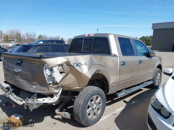 2014 Ford F-150 XL with VIN 1FTFW1ET7EKE55635, listed as a IAAI auction lot 41841231 with 263,240 mi miles. Bid and sale history available at carsss.com. Image 4.