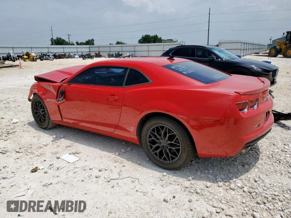 2013 Chevrolet Camaro LS z VIN 2G1FA1E38D9194605, wystawiony jako Copart lot #59820455 z przebiegiem Nie podano mil oraz Czysty tytuł • Clean title. Historia ofert i sprzedaży dostępna na DreamBid. Obrazek 2.