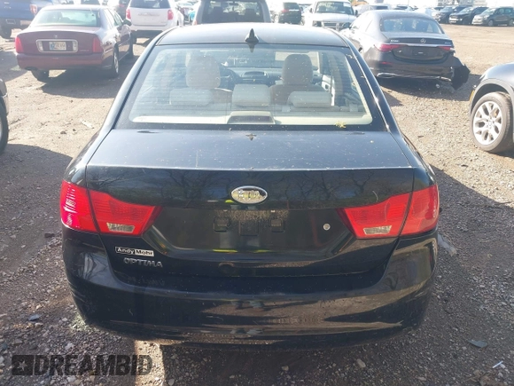 2010 Kia Optima LX with VIN KNAGG4A86A5391811, listed as a IAAI auction lot 41928441 with 152,385 mi miles. Bid and sale history available at carsss.com. Image 6.