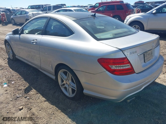2012 Mercedes-Benz C-Class C 250 with VIN WDDGJ4HB8CF822528, listed as a IAAI auction lot 41702305 with 161,346 mi miles. Bid and sale history available at carsss.com. Image 3.