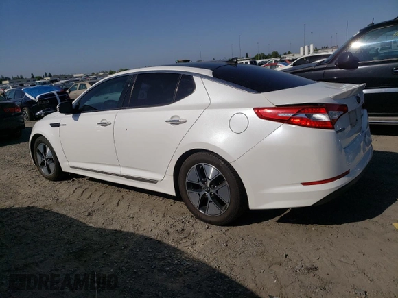 2013 Kia Optima Hybrid EX with VIN KNAGM4AD0D5061303, listed as a Copart auction lot 55118975 with 152,888 mi miles and Clean Title. Bid and sale history available at carsss.com. Image 2.