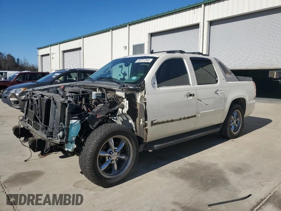 2010 Chevrolet Avalanche LTZ with VIN 3GNNCGE09AG186060, listed as a Copart auction lot 88727255 with 276,760 mi miles and Salvage Title. Bid and sale history available at DreamBid. Image 1.