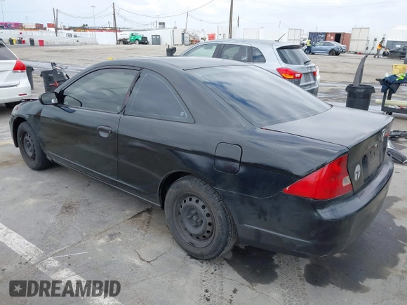 2002 Honda Civic EX with VIN 1HGEM22922L068403, listed as a IAAI auction lot 42101321 with 255,605 mi miles. Bid and sale history available at carsss.com. Image 3.